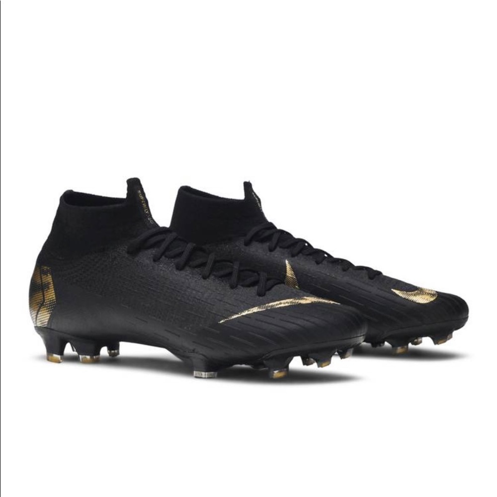 Nike Mercurial superfly “Black Gold” soccer cleats